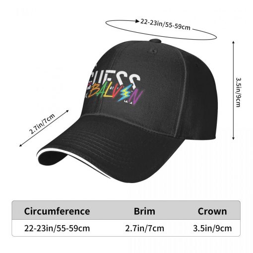 GUESS X J BALVIN Baseball Hat Unisex Adjustable Baseball Caps Hats Valve for Men and Women 5 - J Balvin Store