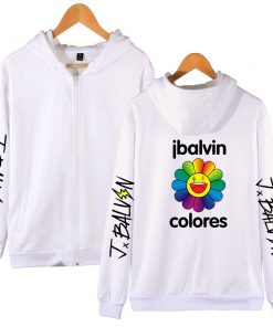 J BALVIN Hoodie Men women Oversized Zipper Hoodies Autumn Winter Long Sleeve Sweatshirt 2020 New Album - J Balvin Store