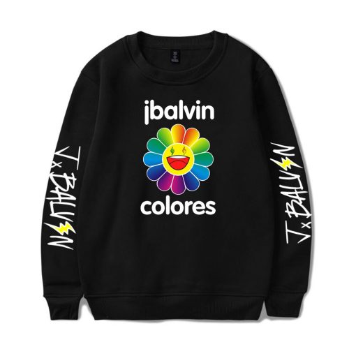J BALVIN Sweatshirt O Neck Unisex Women Mens Long Sleeve Casual Sweatshirts New Album Colors Sun 1 - J Balvin Store