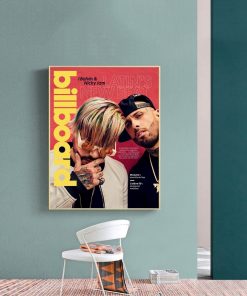 J Balvin Nicky Jam Billboard Music Album Canvas Poster Hip Hop Rapper Pop Star Wall Painting 1 - J Balvin Store