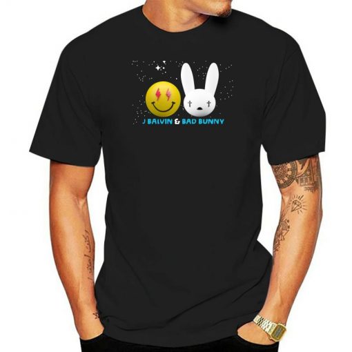 New Design J Balvin Bad Bunny New From Us T Shirt Summer Style Casual Wear Tee - J Balvin Store