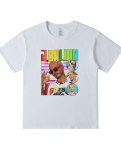 Summer Hip Hop Streetwear J Balvin Print T Shirt Men Bootleg Rap Graphic Tees Fashion Vintage 2 - J Balvin Store