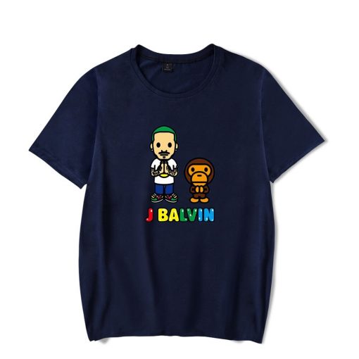 Summer j balvin shirt Colors Fashion Clothing O Neck Men T shirt Women Short Sleeve Tops 1 - J Balvin Store